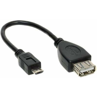 PremiumCord kur-14 USB, OTG female - Micro USB male, 20cm – Zboží Mobilmania