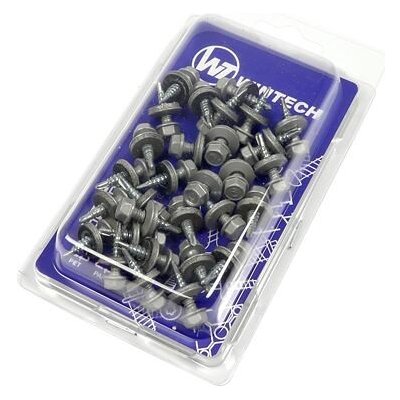 Střešní šroub + EPDM 4,8 x 20 RAL 9006 - stříbrná - Balení 30 ks – Sleviste.cz