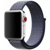 Řemínek k chytrým hodinkám SES Nylonový pásek pro chytré hodinky Apple Watch 42 mm 2.+3.série - tmavě modrý 8720