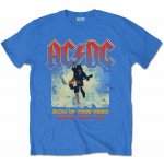 AC/DC tričko Blow Up Your Video Mid blue pánské – Sleviste.cz