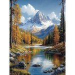 NORIMPEX Diamantové malování Horská krajina 30 x 40 cm – Hledejceny.cz