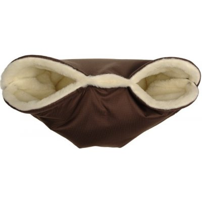 Kaarsgaren Merino rukávník s ovčí vlnou hnědá – Zboží Dáma