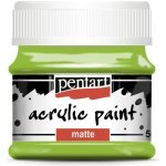 Pentart Akrylová barva matná 50 ml ZELENÁ JABLKO – Sleviste.cz