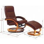 Kondela Ryan tmavě hnědá – Zboží Mobilmania