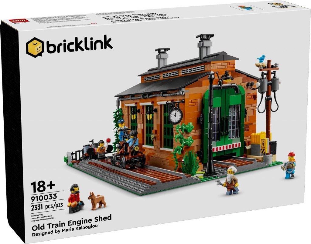 LEGO® Bricklink 910033 Staré vlakové depo