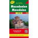 Mapy Mazedonien. Makedonija. Macedonie