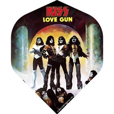 Kiss Official Licensed No2 Std F4 Black - Love Gun – Hledejceny.cz