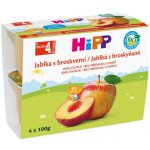HiPP BIO Jablka s broskvemi 4 x 100 g – Zboží Mobilmania