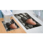 Bellatex 3D tisk sada tmavé kameny sada 60 x 100 , 60x50 cm WC – Hledejceny.cz