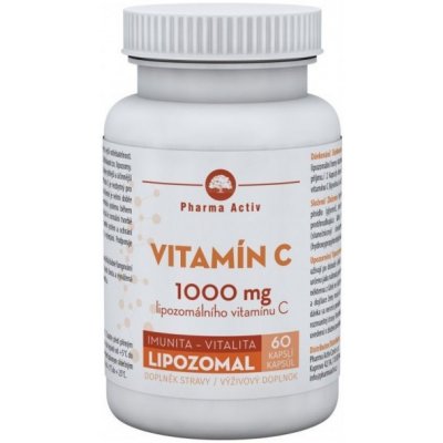 Pharma Activ Vitamín C 1000 mg 60 kapslí – Zboží Mobilmania