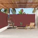 vidaXL Zatahovací boční markýza hnědá 180 x 600 cm – HobbyKompas.cz