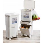 XL-Tools Odpadkový koš plastový 52 l béžový – Zboží Dáma