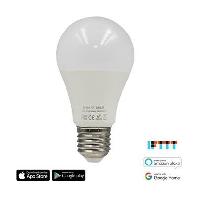 iQ-Tech SmartLife WB011, Wi-Fi LED žárovka E27, 110-240 V, 9 W, bílá