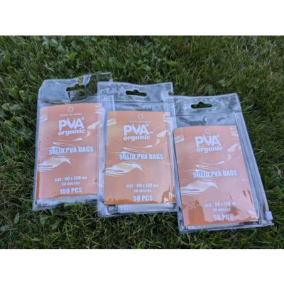 PVA Organic PVA sáčky do studené vody - M - Solid PVA bags Cold water 50ks -55x130mm – Zboží Mobilmania