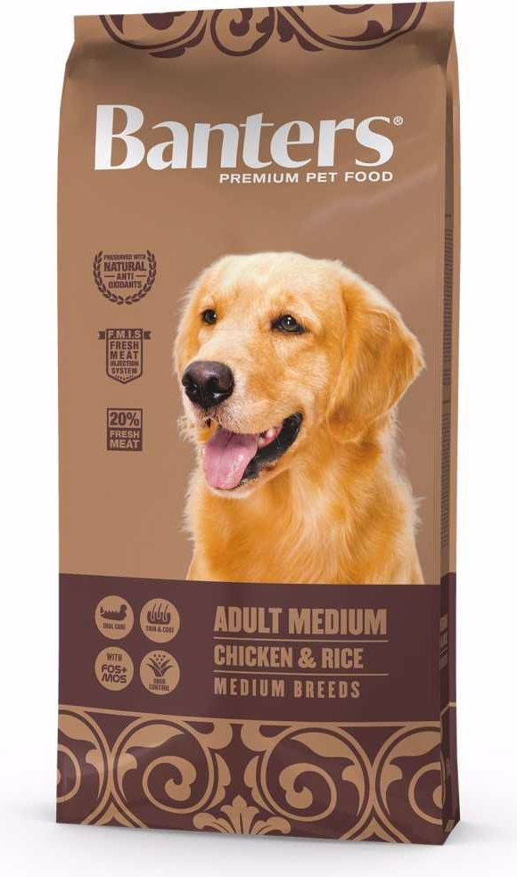 Banters Adult MEDIUM Chicken & Rice 15 kg