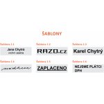 RAZO Štoček do razítka 33 x 8,7 mm (Classic G Light; Diagonal) – Zboží Živě