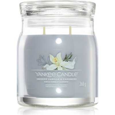 Yankee Candle Signature SMOKED VANILLA & CASHMERE 368g – Hledejceny.cz