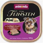 Animonda Vom Feinsten MiniJunior drůbeží zvěřina brusinky 100 g – Hledejceny.cz