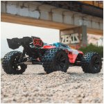 Arrma Kraton 6S V6 BLX 4WD RTR modrá/oranžová 1:8 – Zboží Dáma