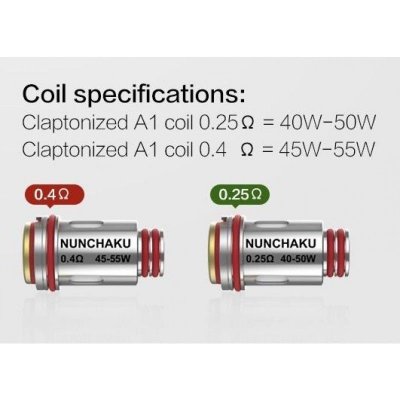 UWELL NUNCHAKU žhavící hlava Claptonized A1 0,4ohm – Zboží Mobilmania