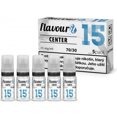 Flavourit CENTER 70/30 Dripper 15mg 5x10ml – Zboží Mobilmania