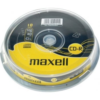 Maxell CD-R 700MB 52x, spindle, 10ks (MX10S)