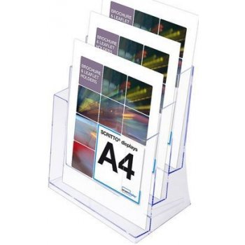 Jansen Display Scritto stojánek na letáky formátu A4 3 kapsy