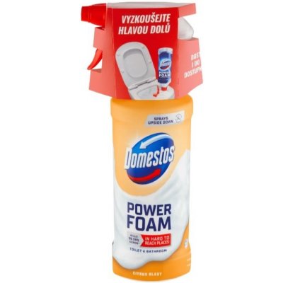 Domestos Power Foam Citrus Blast Pěnový čistič toalet a koupelen 435 ml – Zbozi.Blesk.cz