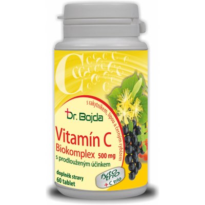 Dr.Bojda Vitamín C 500 Biokomplex s rakytníkem černým rybízem a lípou 60 tablet