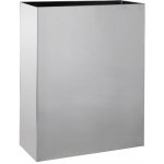 SAPHO XP006 Odpadkový koš nástěnný 25 l broušený nerez – Hledejceny.cz