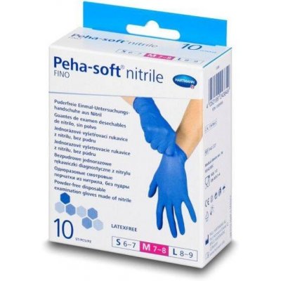 Peha-soft nitrile Fino bezlatexové nepudrované 10 ks – Zboží Mobilmania