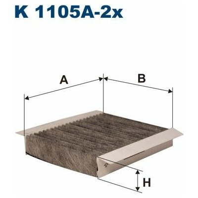 Filtr, vzduch v interiéru FILTRON K 1105A-2x – Hledejceny.cz