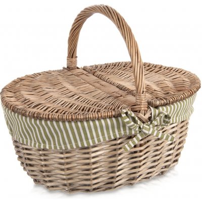 Orion Piknikový koš s víkem a textilní vsadkou – Zboží Dáma