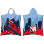 Jerry Fabrics Dětské pončo 50 x 115 cm Spider man Super hero – Sleviste.cz