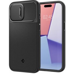 Pouzdro Spigen Optik Armor MagFit iPhone 15 Pro Max černé