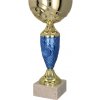 Pohár a trofej Kovový pohár Zlato-modrý 31 cm 14 cm
