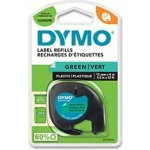 Dymo Letratag S0721640 - originální plastová páska - zelená, 12 mm x 4 m – Zboží Živě