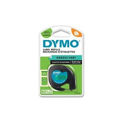 Dymo Letratag S0721640 - originální plastová páska - zelená, 12 mm x 4 m – Zboží Živě