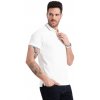 Pánské Tričko Ombre T-shirt OM-POSS-0110 V-1 white 2024 Bílá