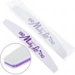 MollyLac Pilník na nechty loďka biely HIGH QUALITY 180/240 – Hledejceny.cz