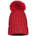 Goldbergh una beanie real raccoon fur dámská čepice red – Hledejceny.cz