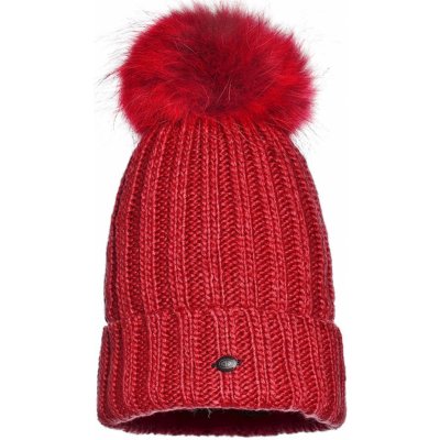 Goldbergh una beanie real raccoon fur dámská čepice red – Hledejceny.cz