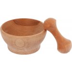 Dřevotéka Dřevěný hmoždíř kulatý 5x11 cm – Sleviste.cz