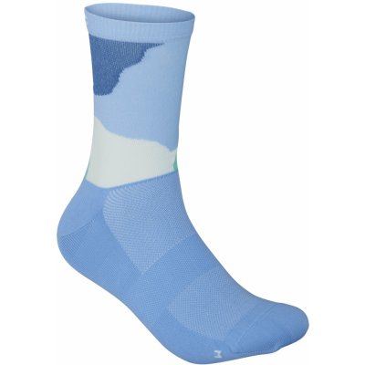 POC Essential Print Sock Color Splashes Multi Basalt Blue