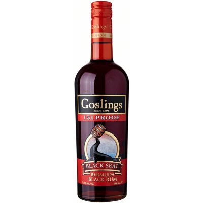 Gosling´s Black Seal 151 proof 75,5% 0,7 l (holá láhev) – Zboží Dáma