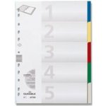 Durable - polypropylenový rozlišovač - 5 listů – Sleviste.cz