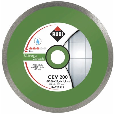 Diamantový kotouč Rubi kontinuální 200 mm CEV 200 Pro R25913 – Zbozi.Blesk.cz