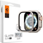 Spigen ochranné sklo tR Slim Pro pro Apple Watch Ultra 49mm, titanová AGL06161 – Zboží Živě