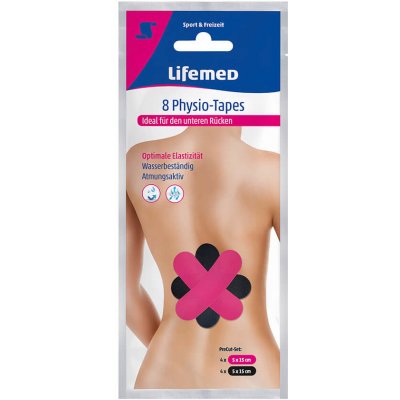 Lifemed Tejpovací páska na bedra a kříž 8 ks – Zboží Dáma