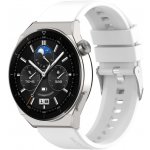 VSECHNONAMOBIL RUBBER Řemínek Huawei Watch GT 3 Pro 46mm bílý 64994 – Zboží Živě